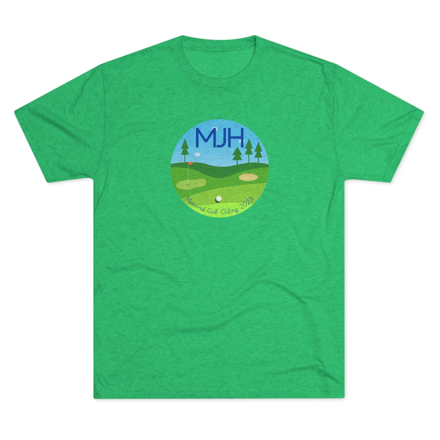 MJH Golf Course Unisex Tri-blend T-shirt