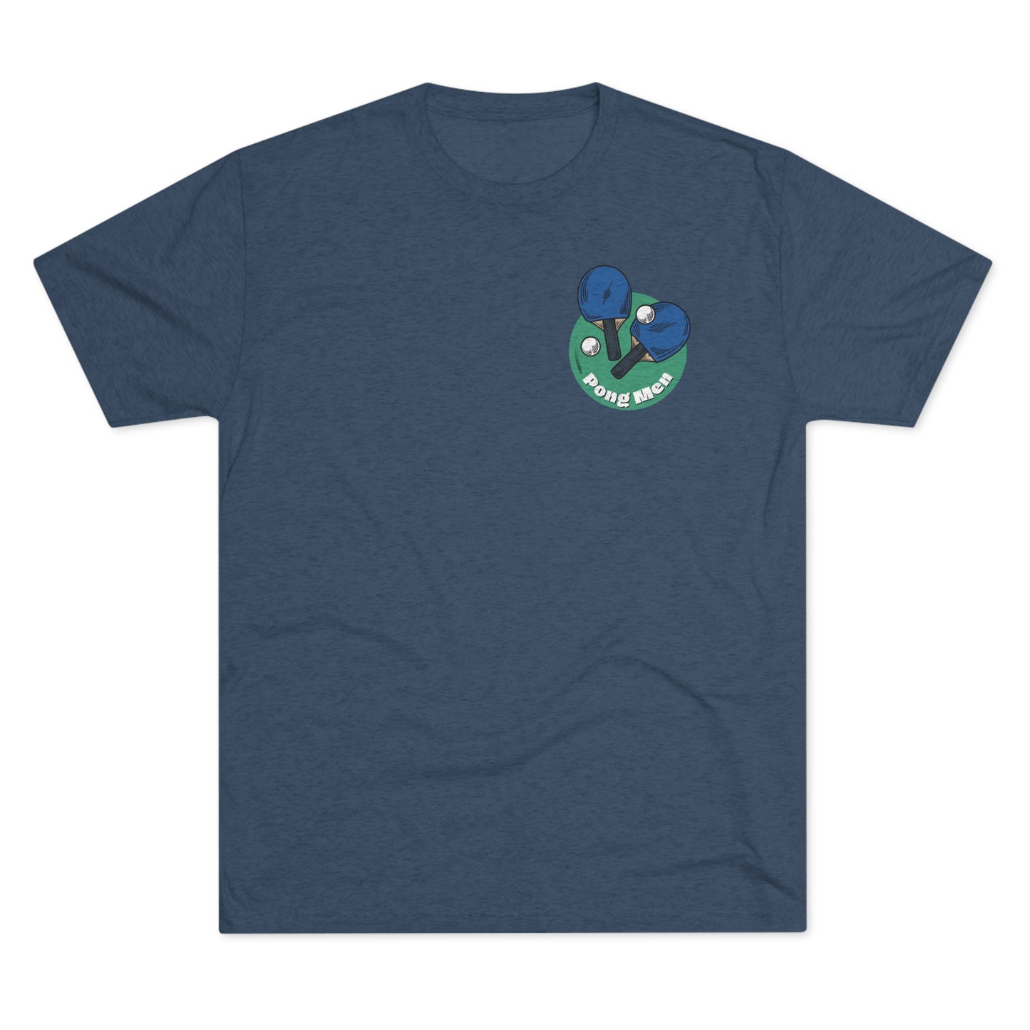 Pong Men (Front Only) Unisex Tri-blend T-shirt