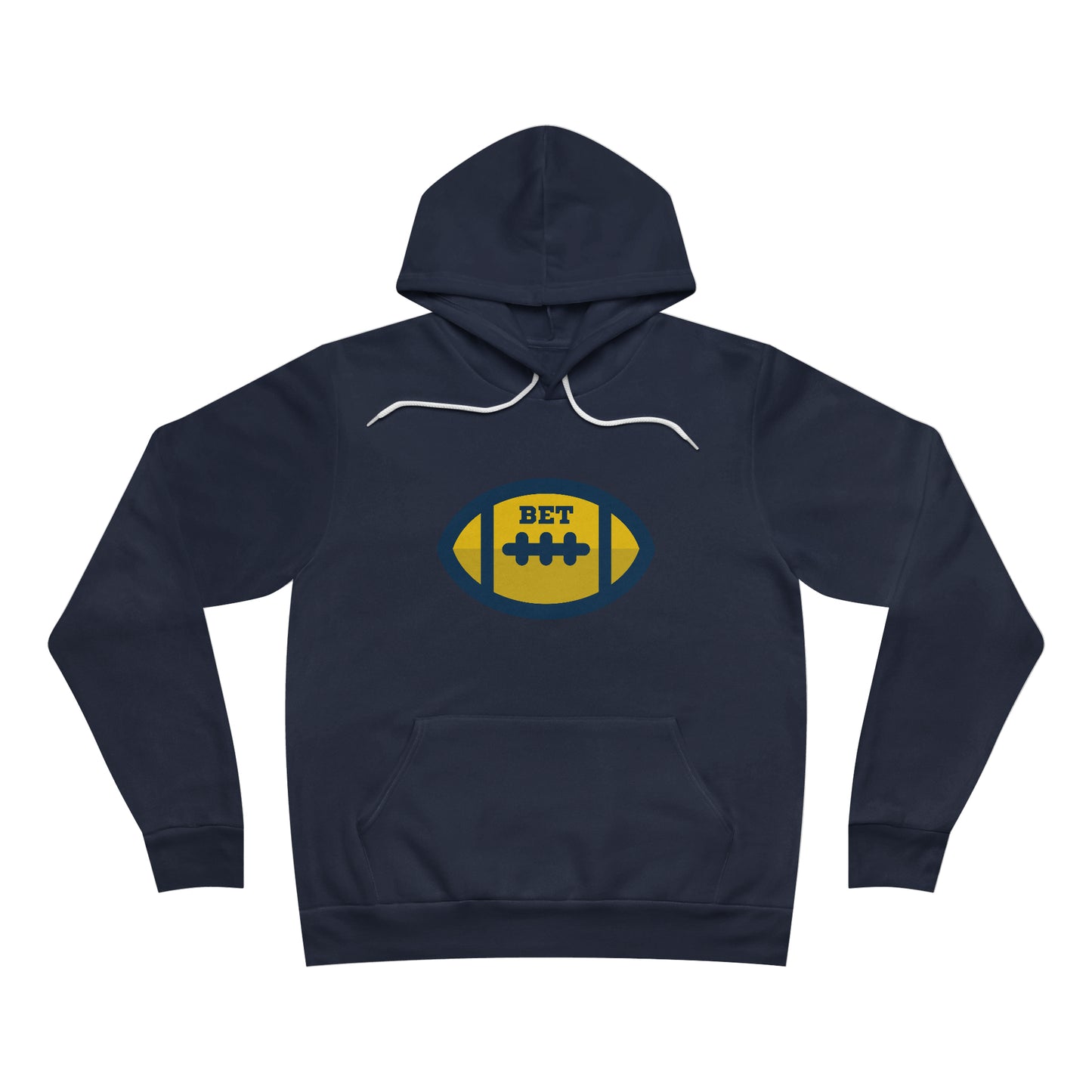 Bet - Cute Football Unisex Adult Sponge Fleece Pullover Hoodie