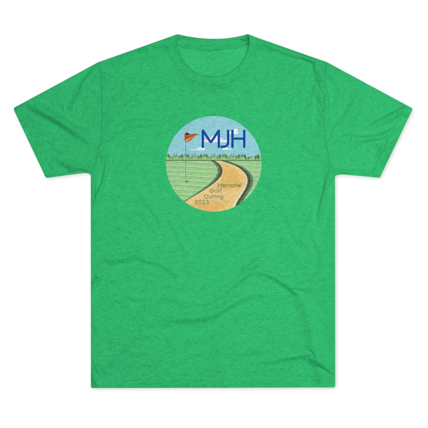 MJH Cart Path Unisex Tri-blend T-shirt
