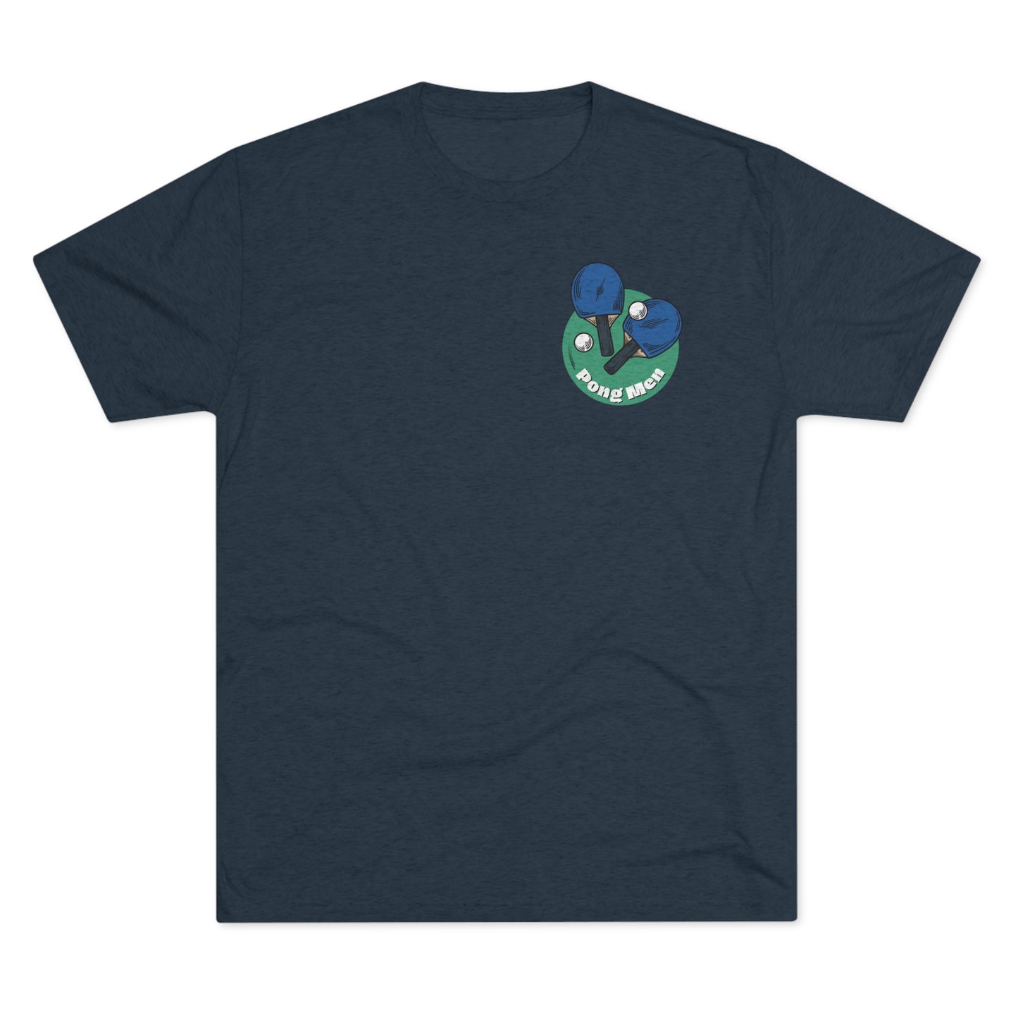 Pong Men (Front Only) Unisex Tri-blend T-shirt