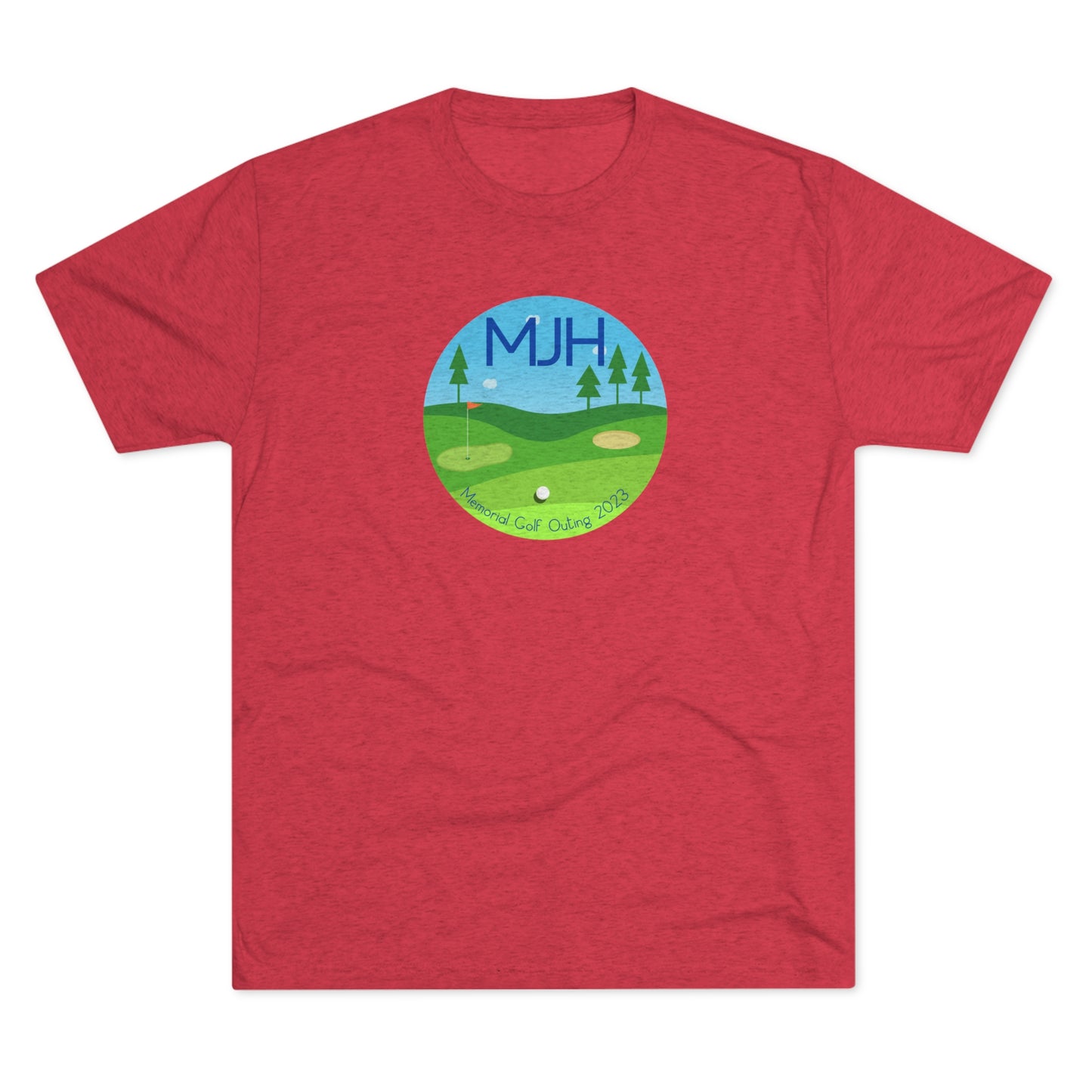 MJH Golf Course Unisex Tri-blend T-shirt