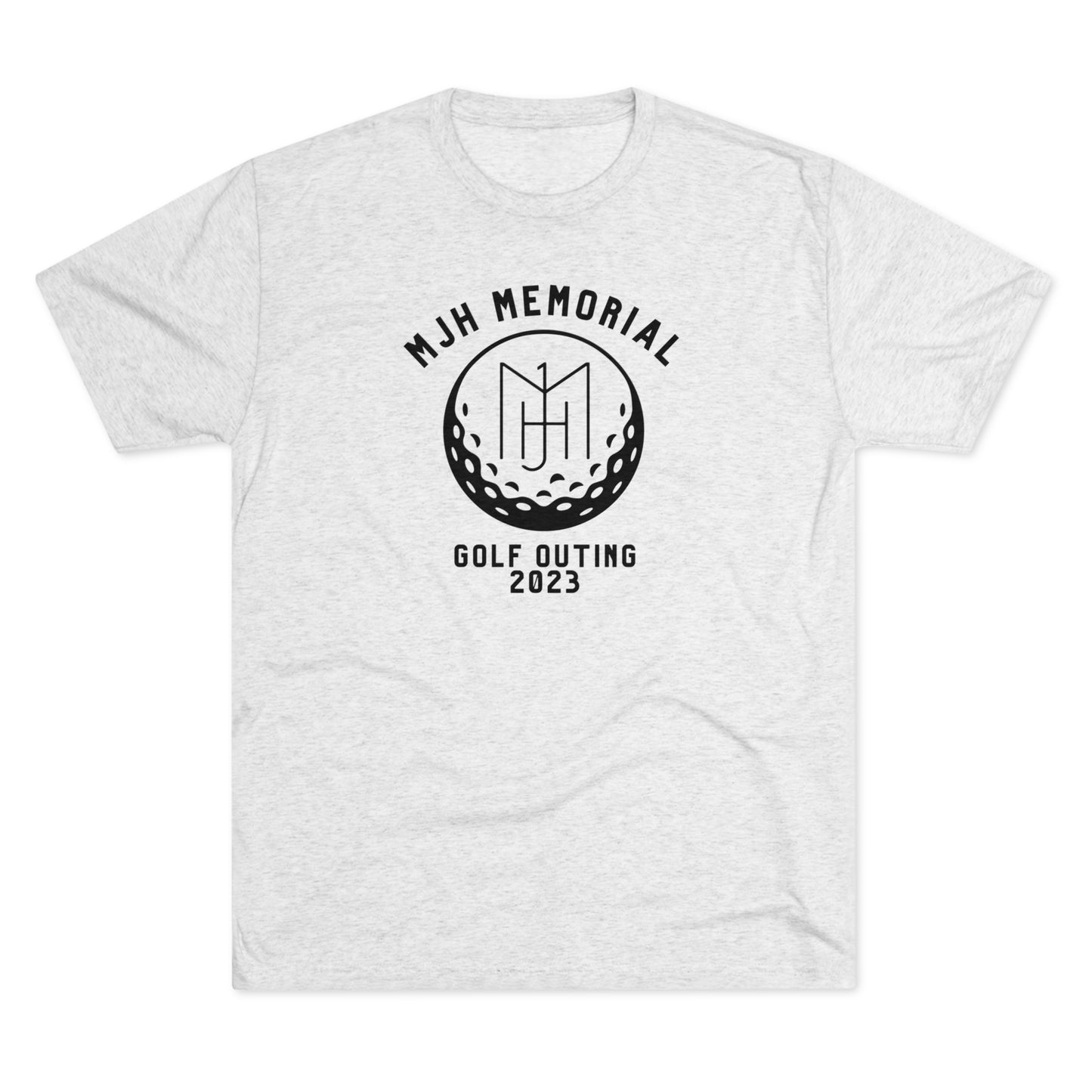 MJH Golf Logo Unisex Tri-blend T-shirt