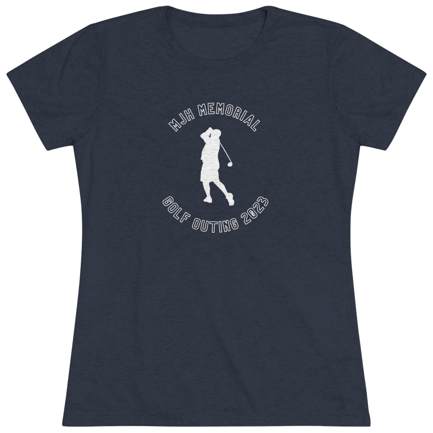 MJH Classic Backswing Hollow Women's Tri-blend T-shirt