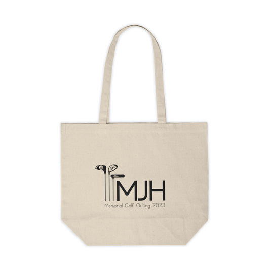 MJH Golf Clubs Canvas Shopping Tote