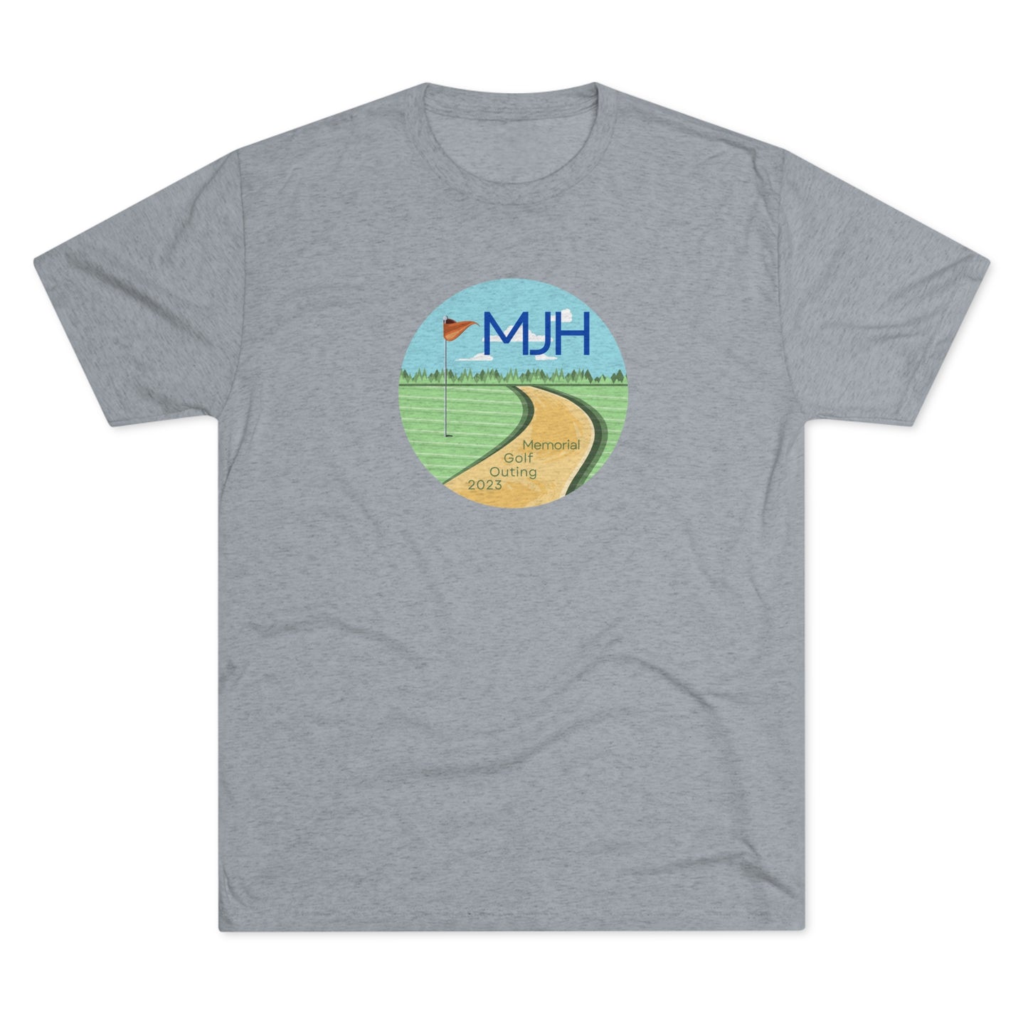 MJH Cart Path Unisex Tri-blend T-shirt
