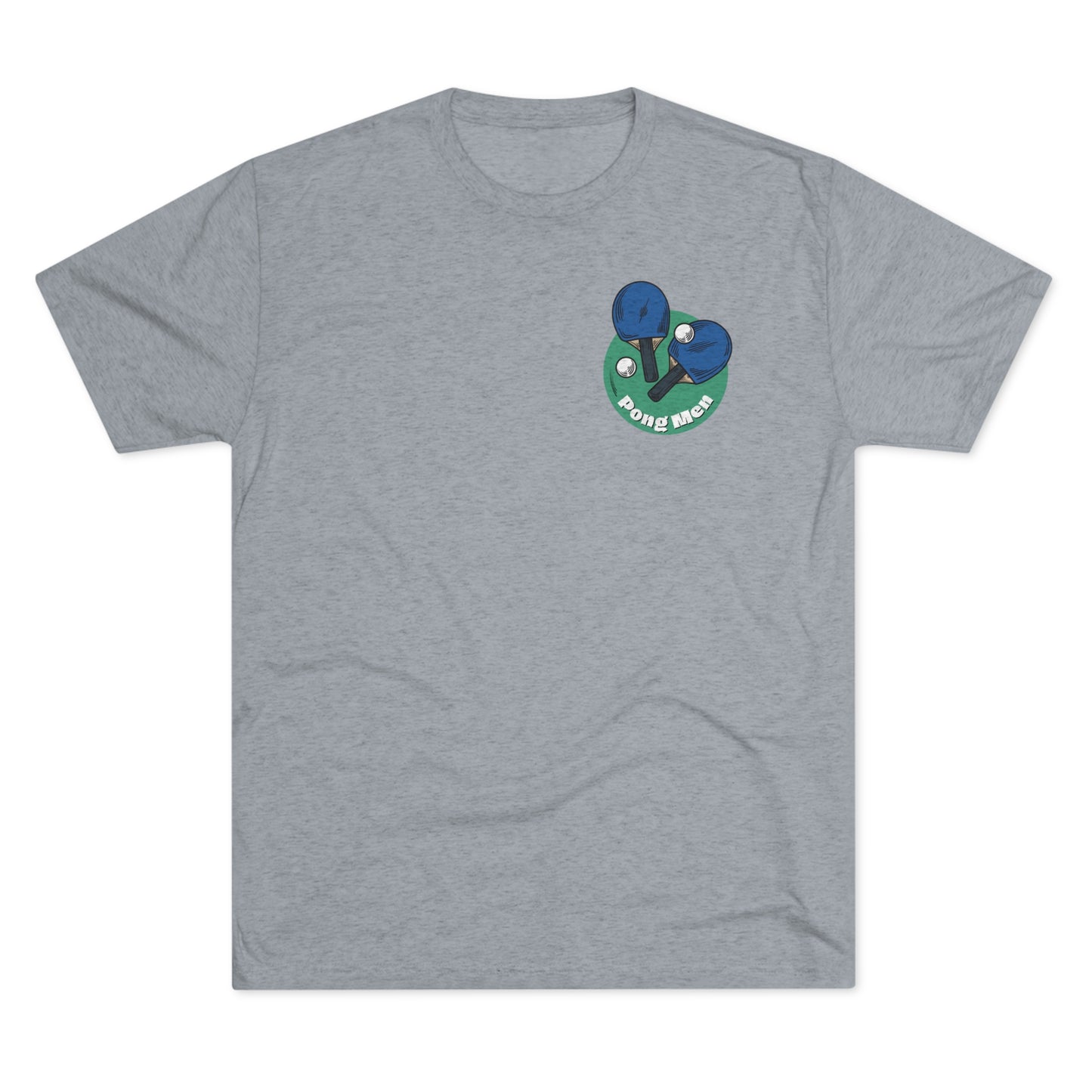 Pong Men (Front Only) Unisex Tri-blend T-shirt