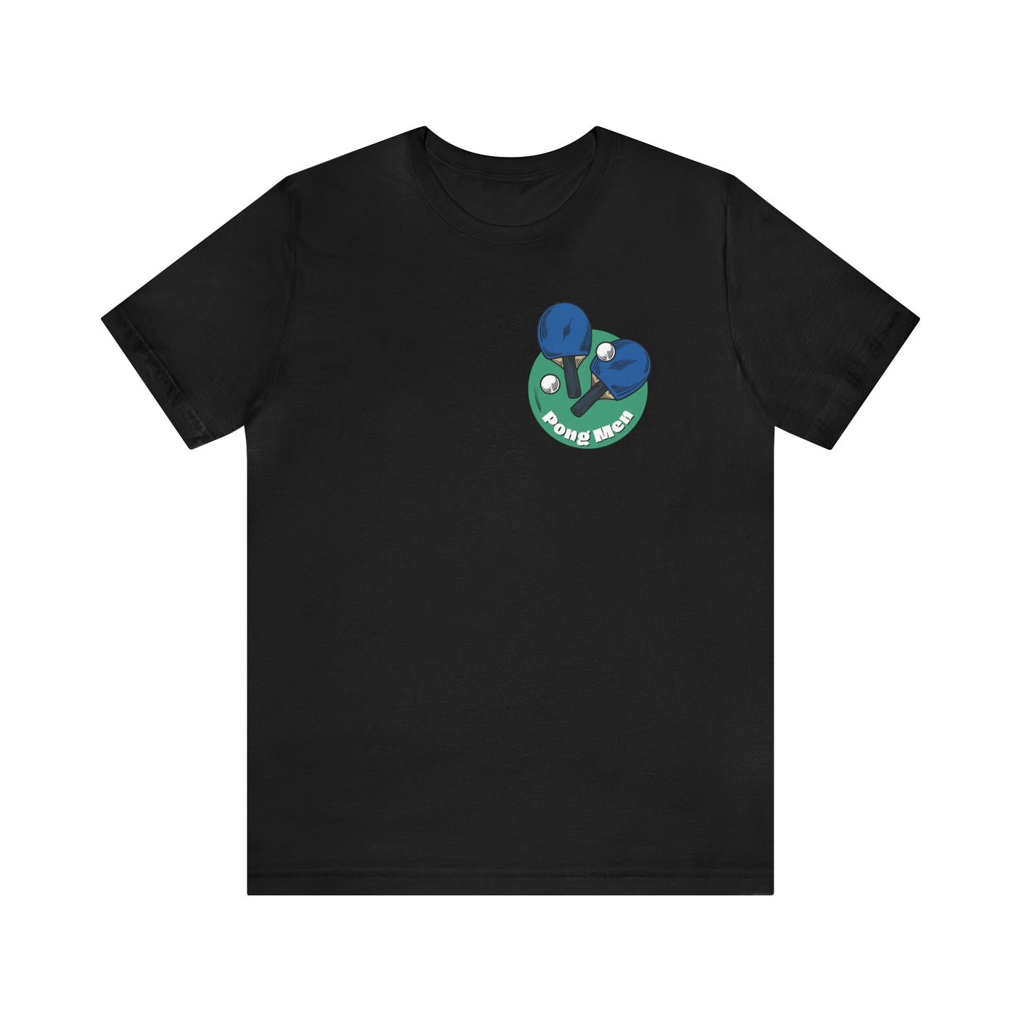 Pong Men + Skinny Farm Ping Pong (Front + Back) Unisex T-shirt