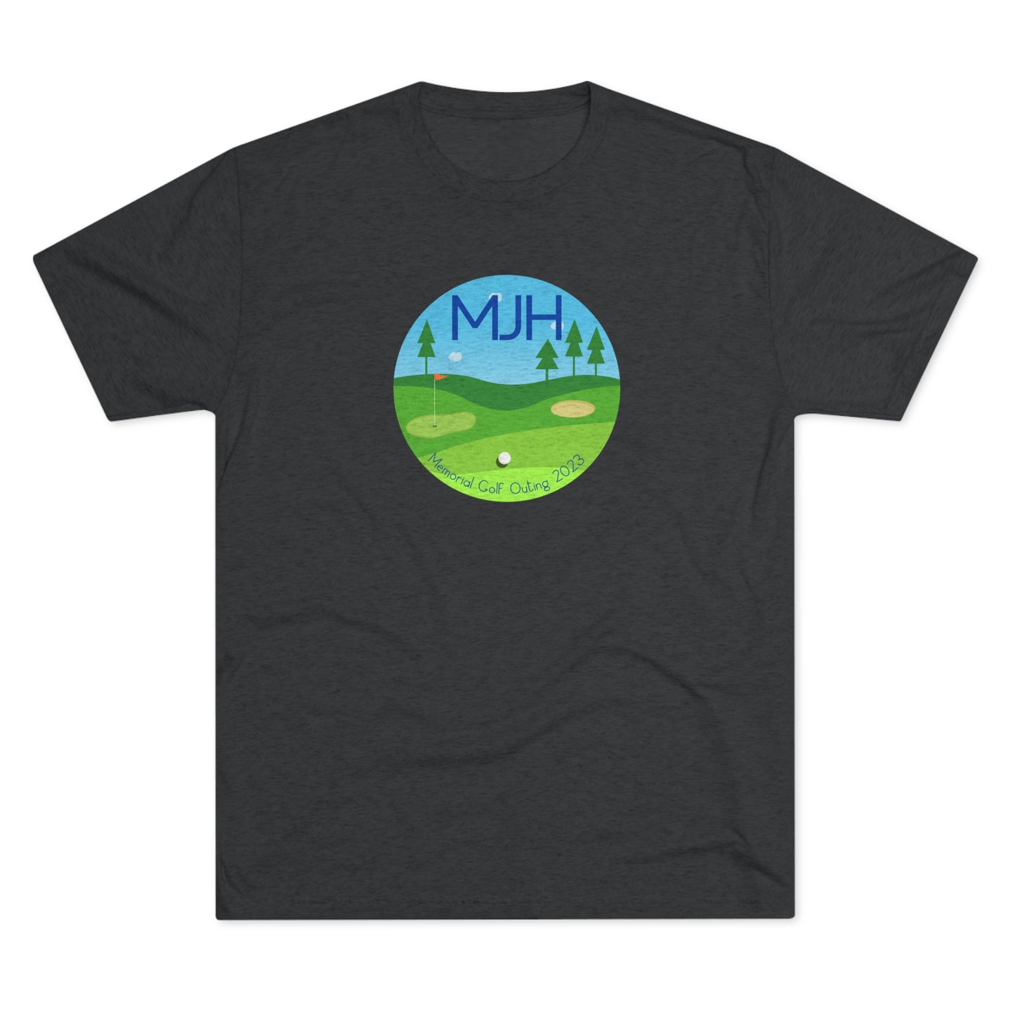 MJH Golf Course Unisex Tri-blend T-shirt
