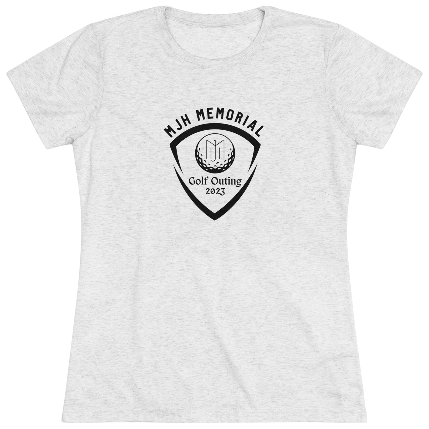 MJH Golf Shield Logo Women's Tri-blend T-shirt
