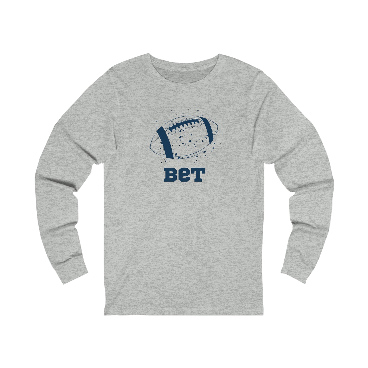 Bet - Football Unisex Adult Jersey Long Sleeve Tee