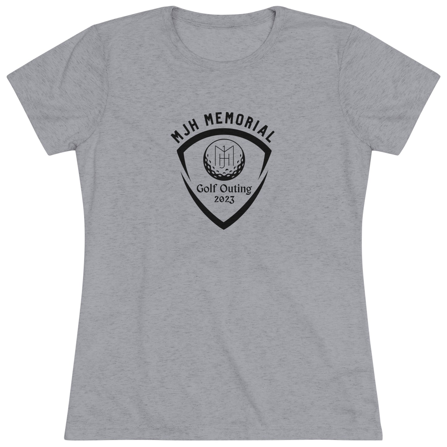 MJH Golf Shield Logo Women's Tri-blend T-shirt