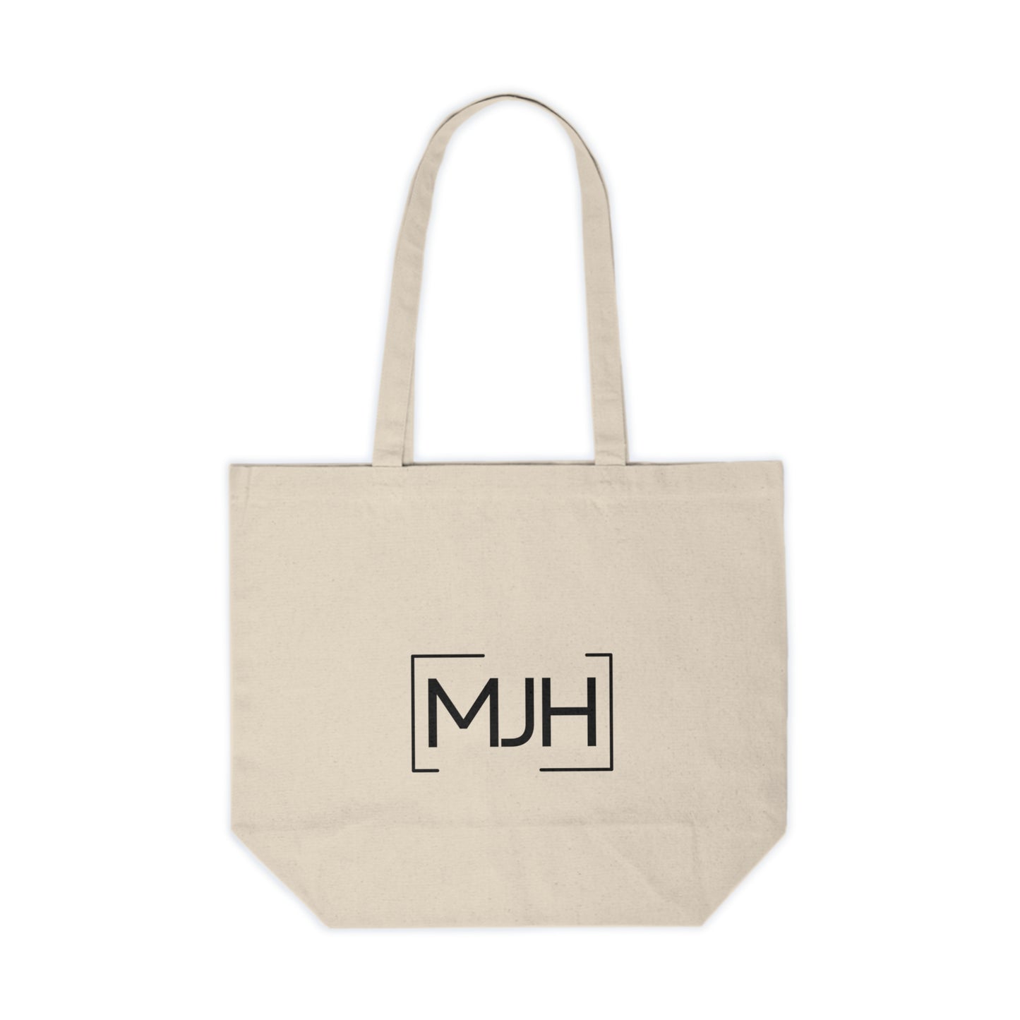 MJH Brackets Canvas Shopping Tote