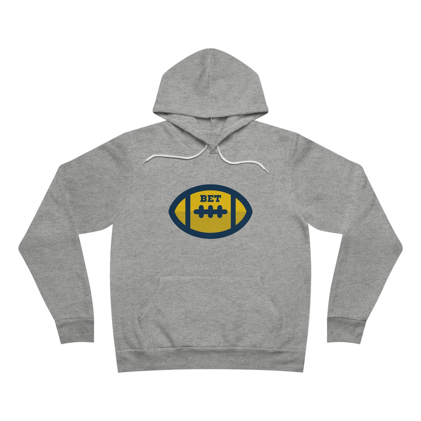 Bet - Cute Football Unisex Adult Sponge Fleece Pullover Hoodie