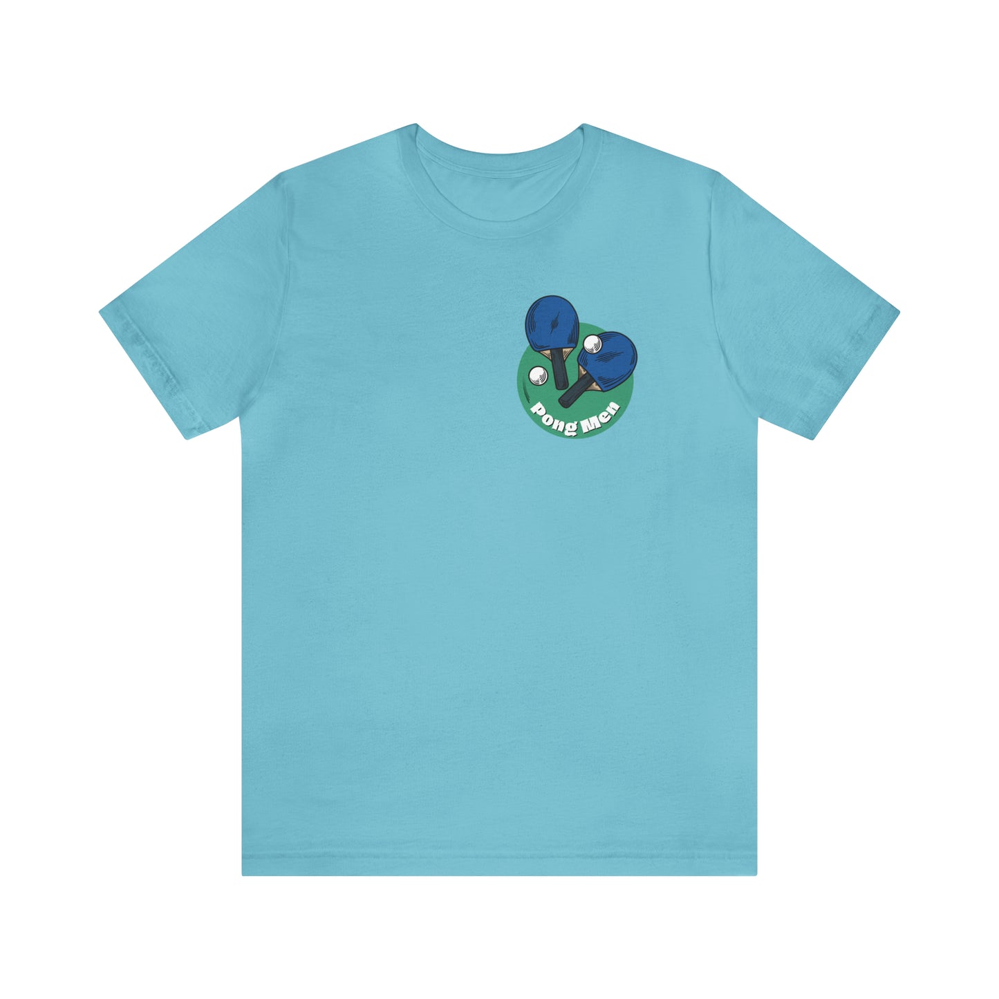 Pong Men + Skinny Farm Ping Pong (Front + Back) Unisex T-shirt