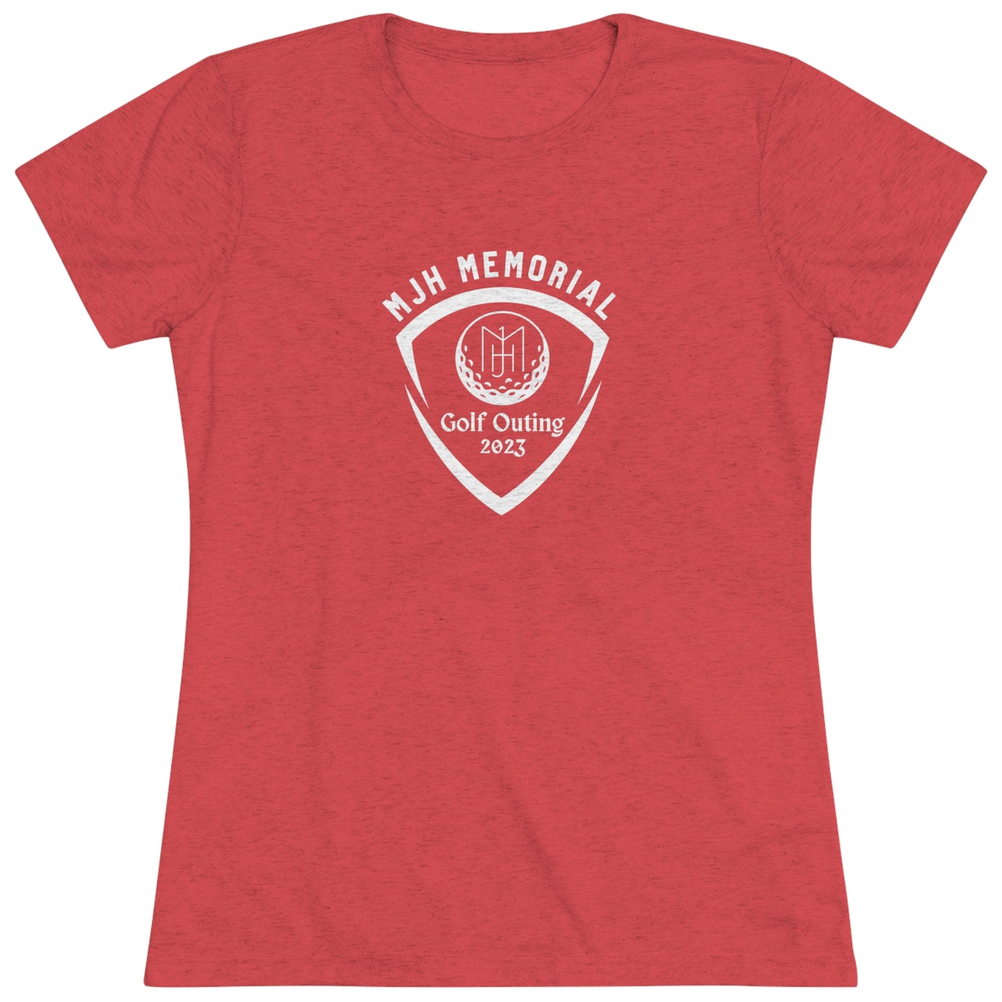 MJH Golf Shield Logo Women's Tri-blend T-shirt