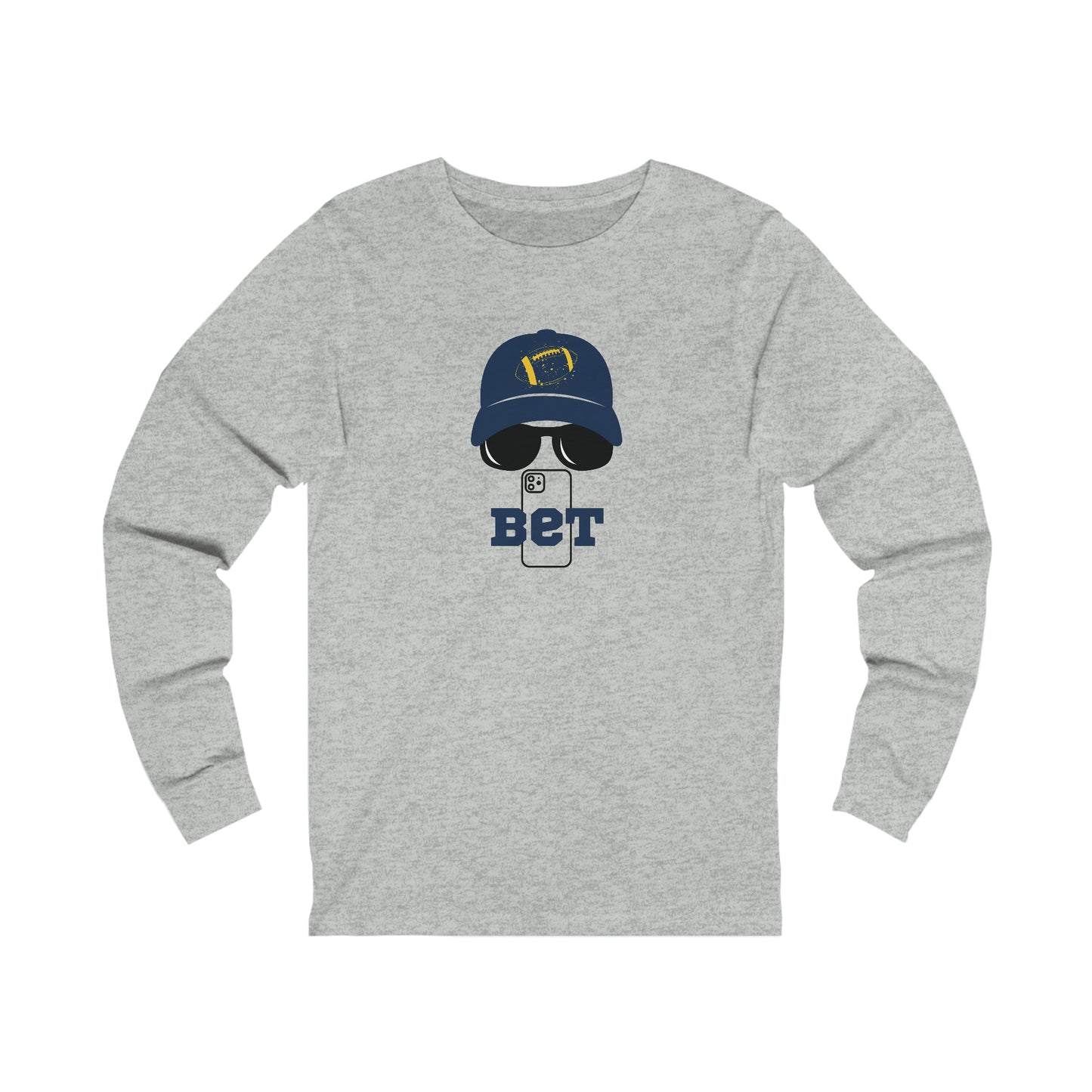 Bet - Conspicuous Dude Unisex Adult Jersey Long Sleeve Tee