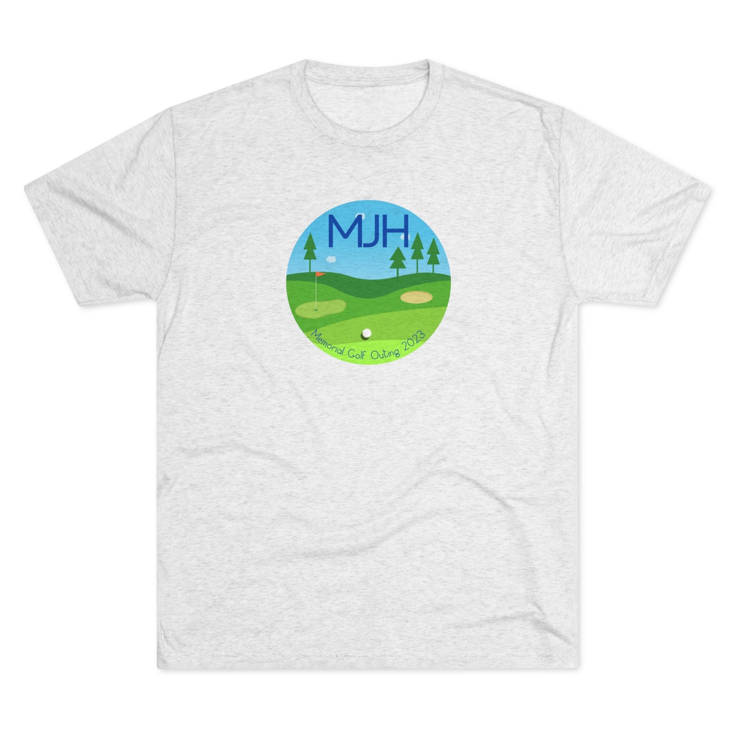 MJH Golf Course Unisex Tri-blend T-shirt
