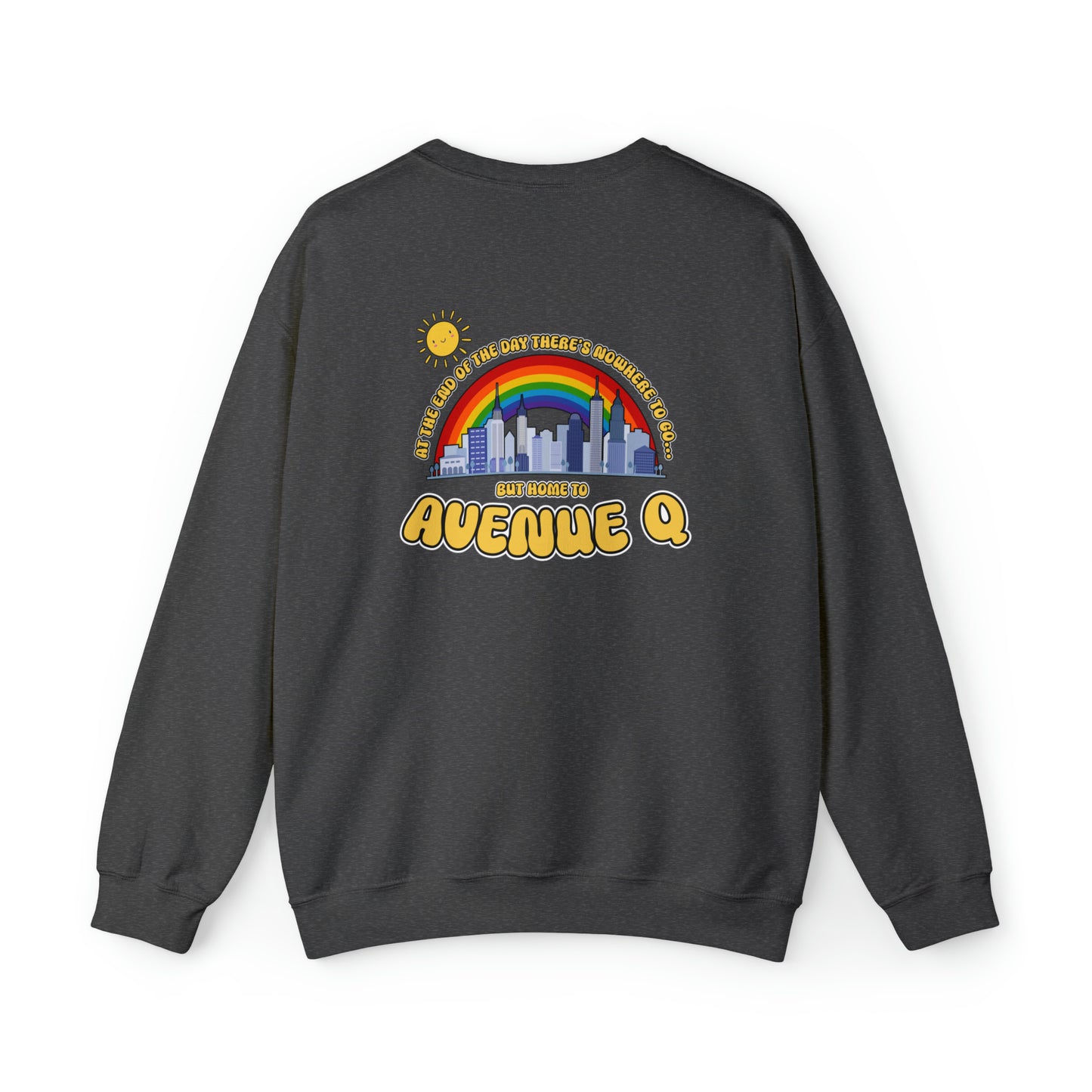 Avenue Q Adult Unisex Heavy Blend™ Crewneck Sweatshirt