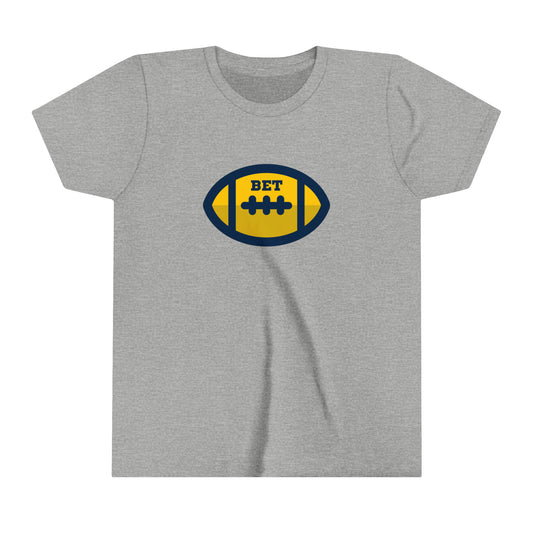 Bet - Cute Football Youth T-shirt
