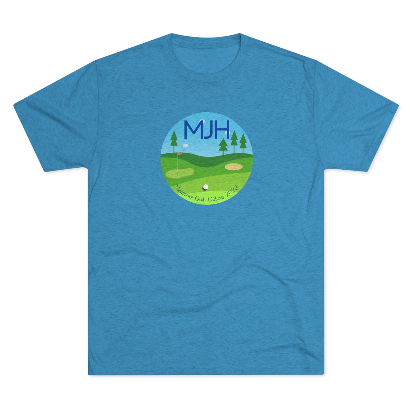 MJH Golf Course Unisex Tri-blend T-shirt