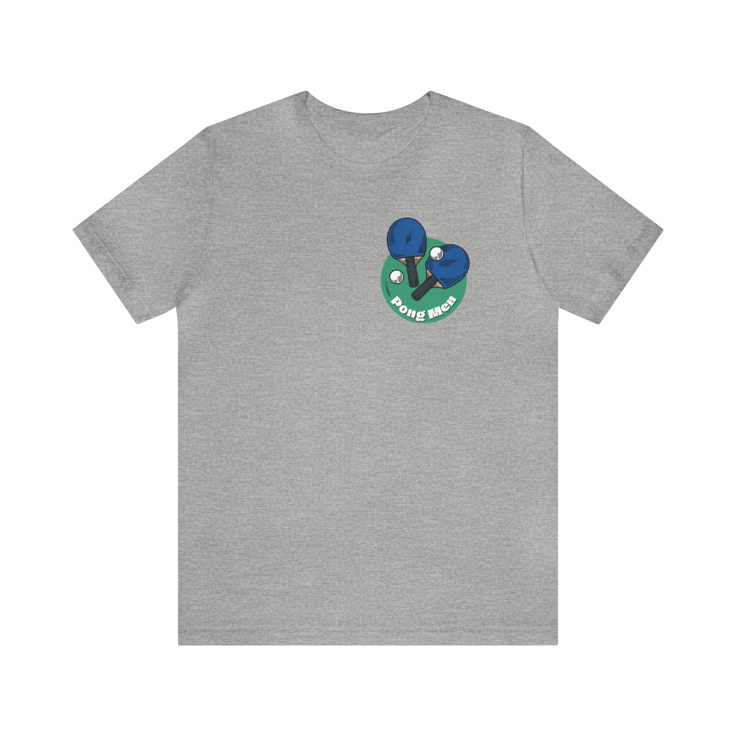 Pong Men + Skinny Farm Ping Pong (Front + Back) Unisex T-shirt