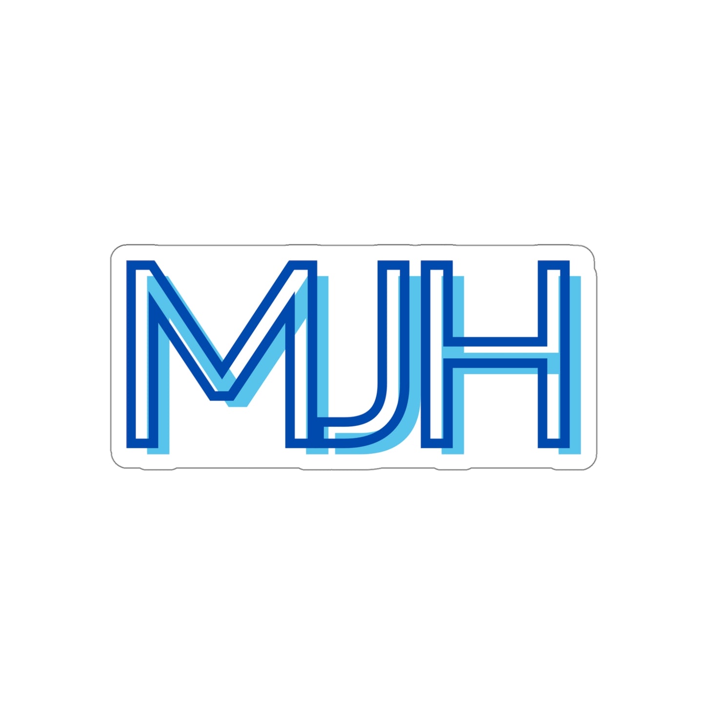 MJH Retro Die-Cut Stickers