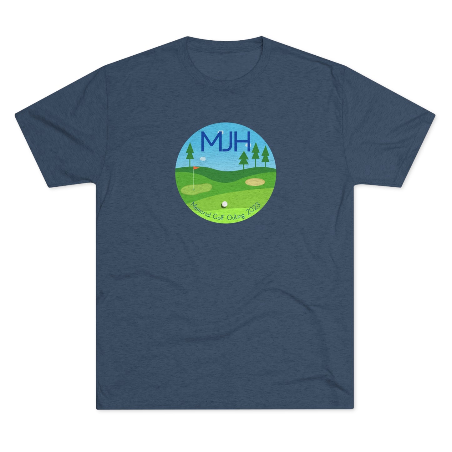 MJH Golf Course Unisex Tri-blend T-shirt