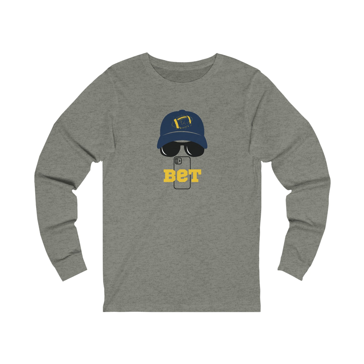 Bet - Conspicuous Dude Unisex Adult Jersey Long Sleeve Tee