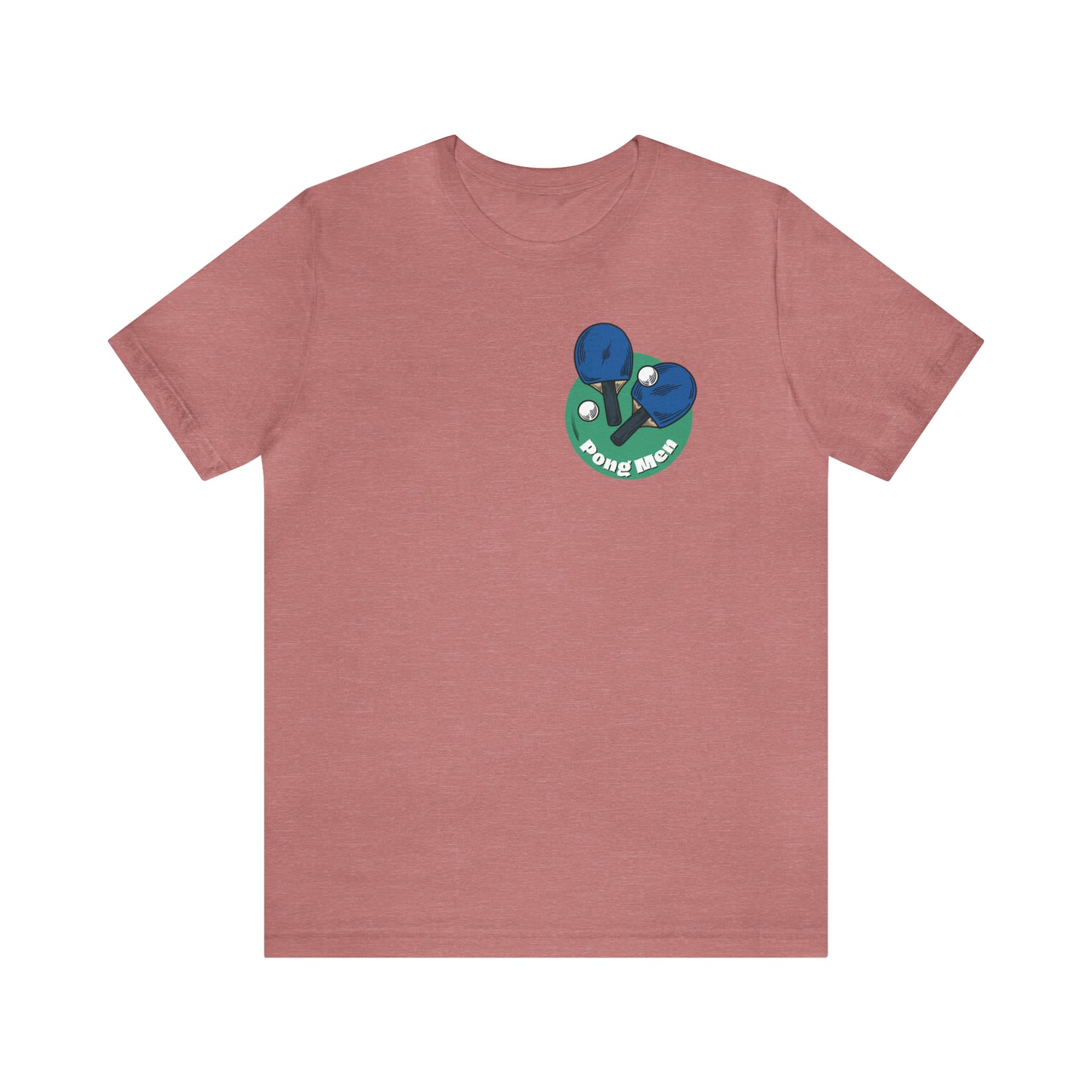 Pong Men + Skinny Farm Ping Pong (Front + Back) Unisex T-shirt
