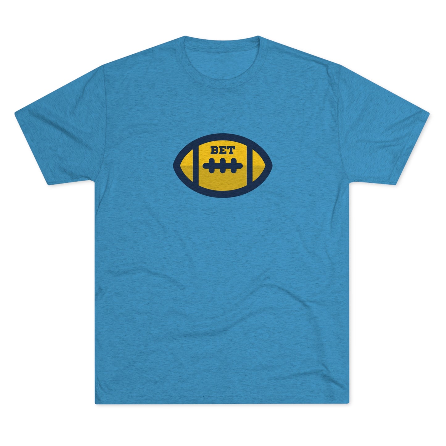 Bet - Cute Football Unisex Tri-blend Adult T-shirt