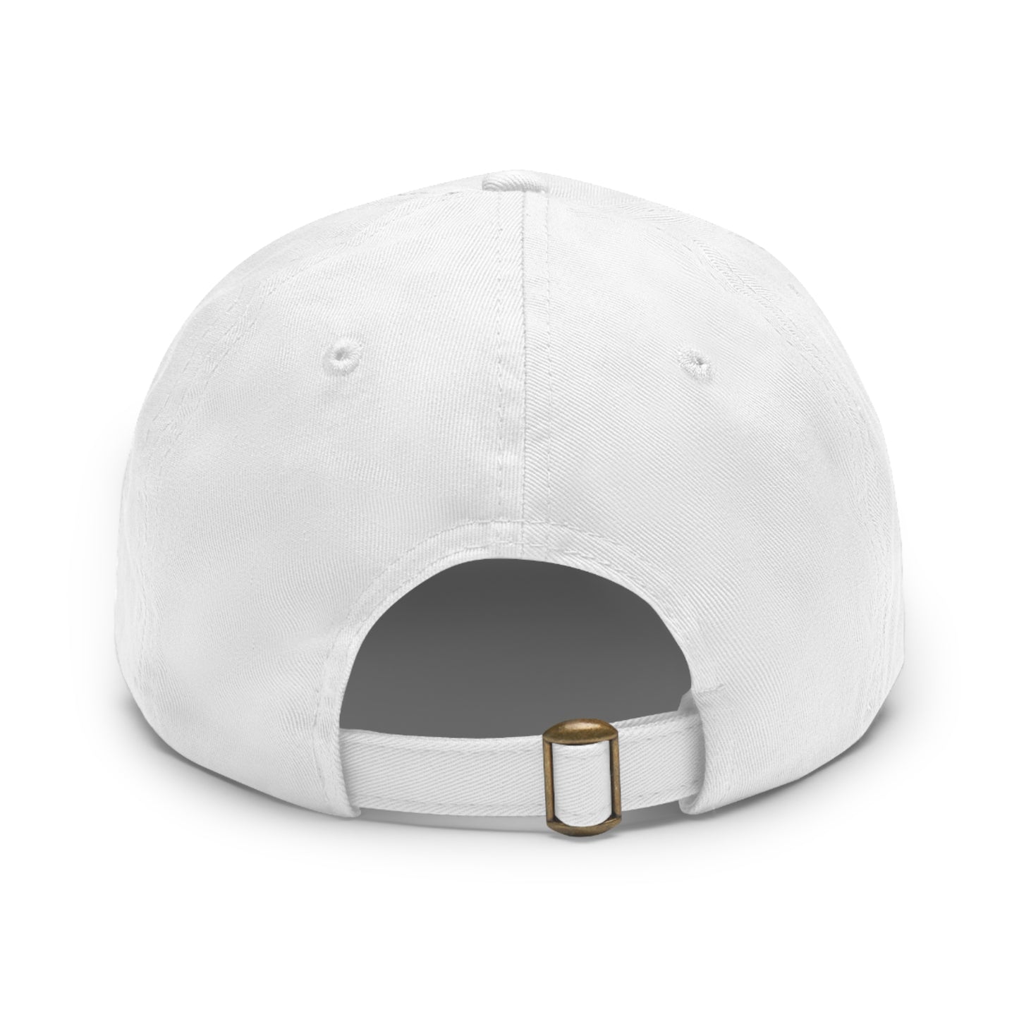 MJH Golf Shield Logo Dad Hat with Leather Patch (Round)