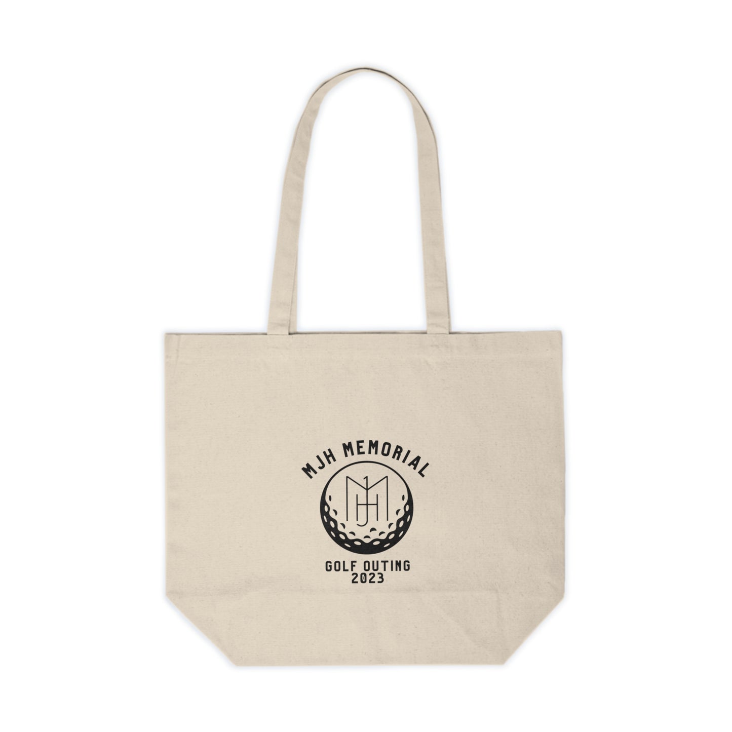 MJH Golf Logo Canvas Shopping Tote