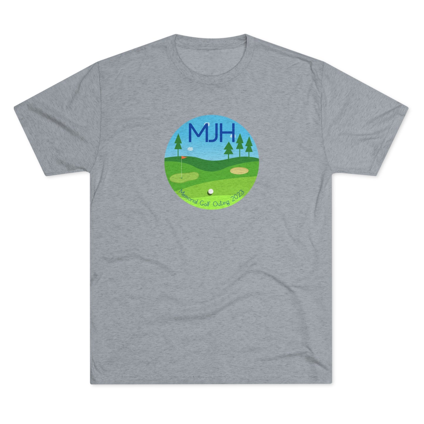 MJH Golf Course Unisex Tri-blend T-shirt