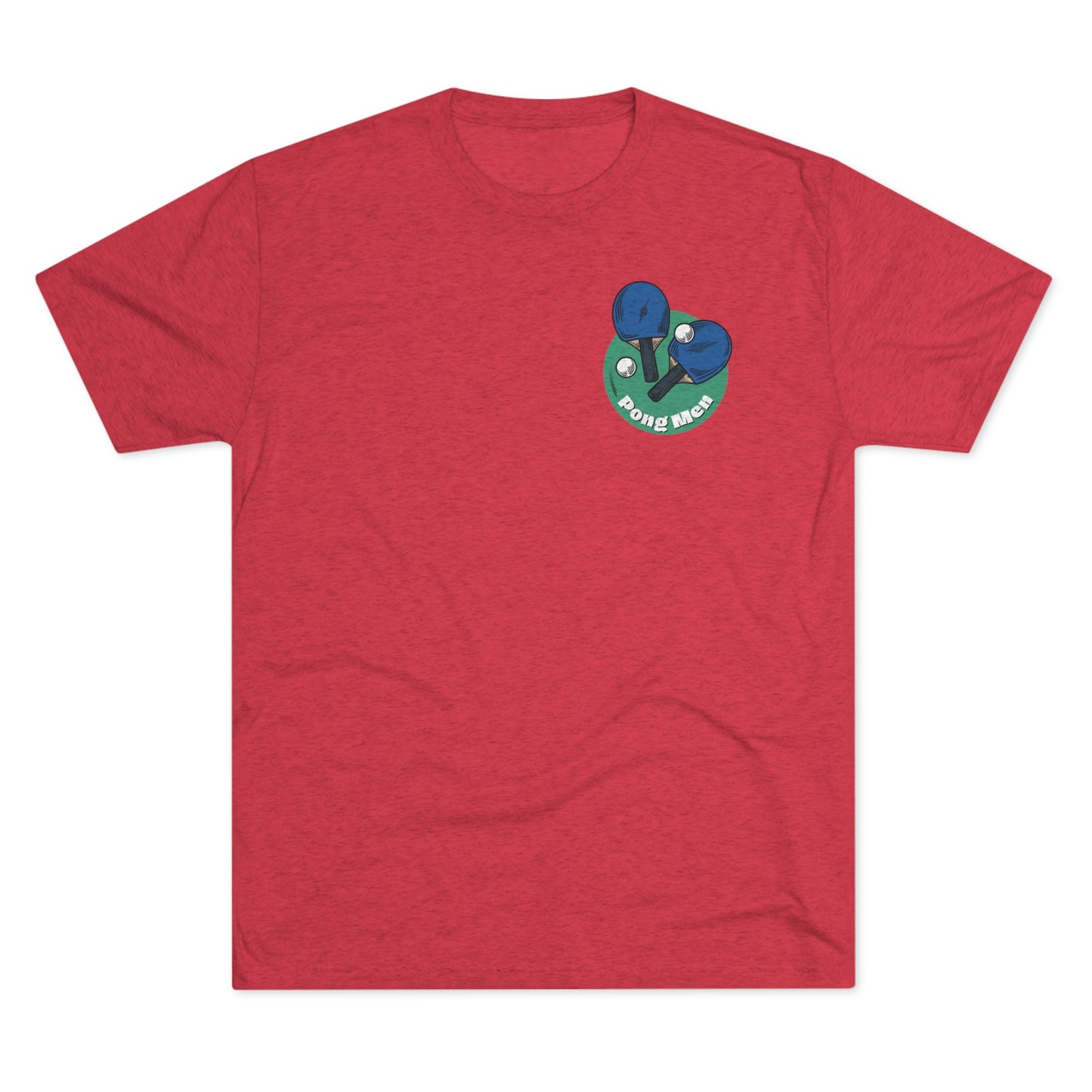 Pong Men (Front Only) Unisex Tri-blend T-shirt