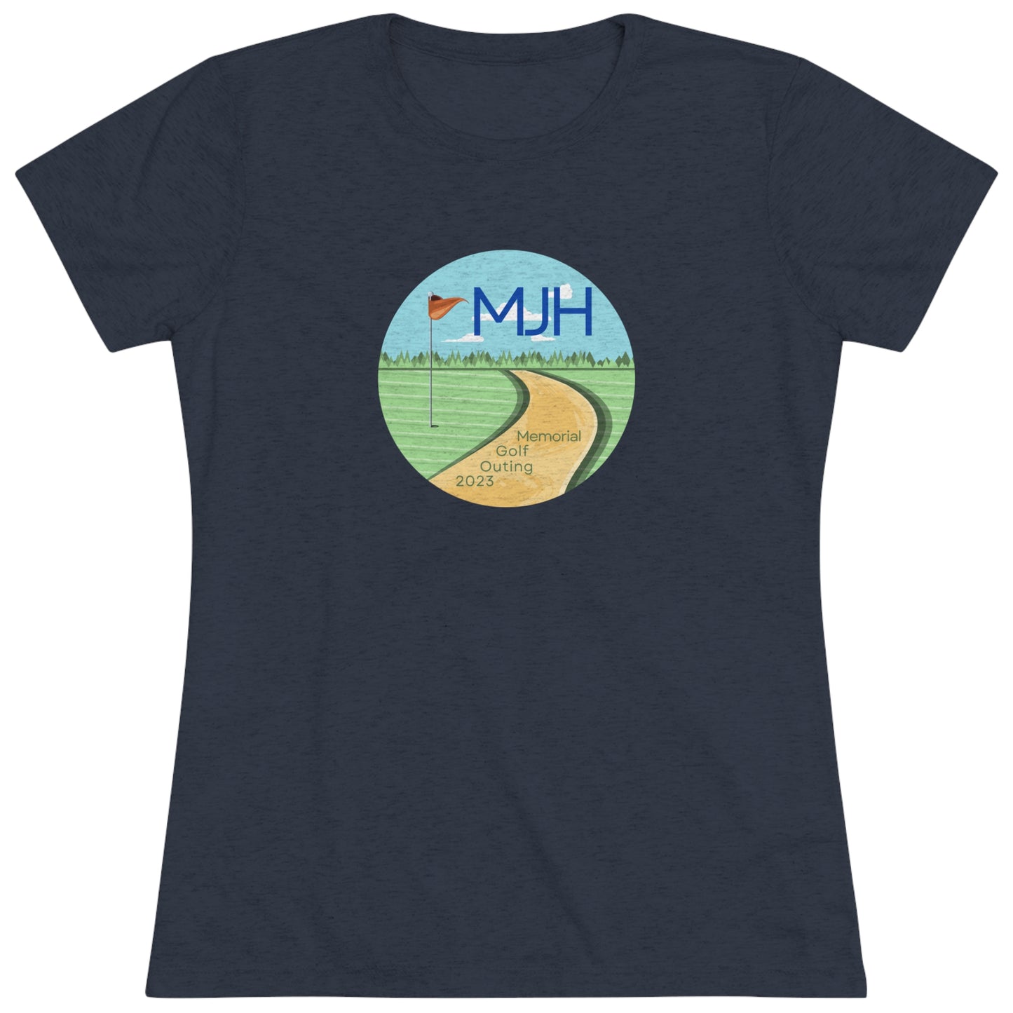MJH Cart Path Women's Tri-blend T-shirt