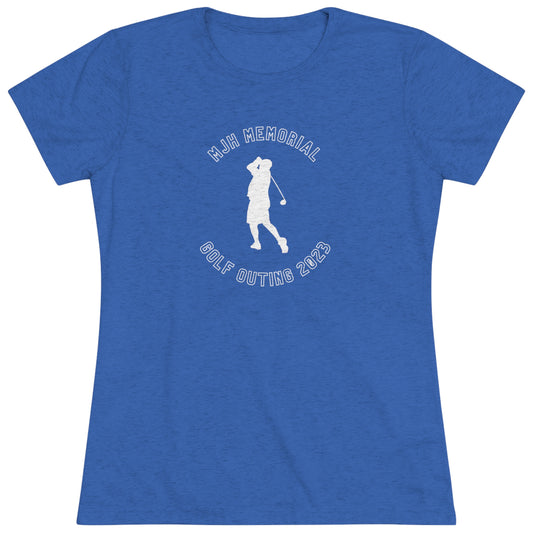MJH Classic Backswing Hollow Women's Tri-blend T-shirt