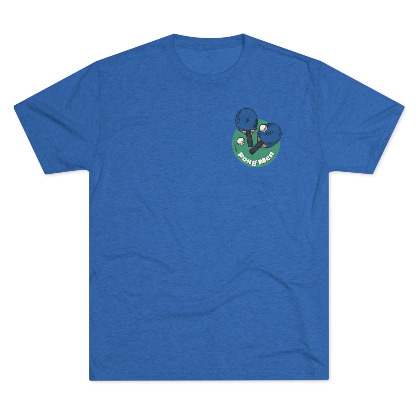Pong Men (Front Only) Unisex Tri-blend T-shirt