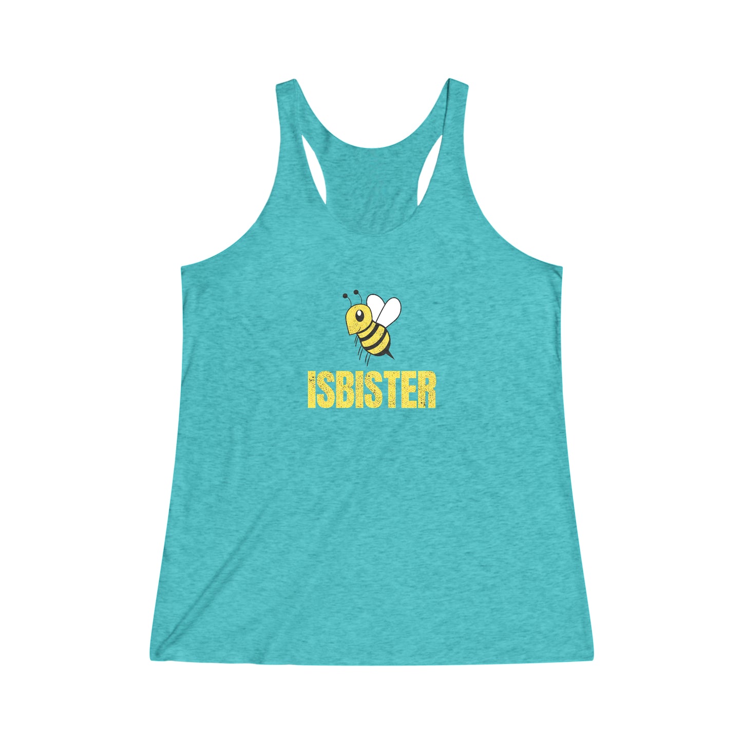 Isbister Honeycomb Bee Adult Women's Tri-Blend Racerback Tank
