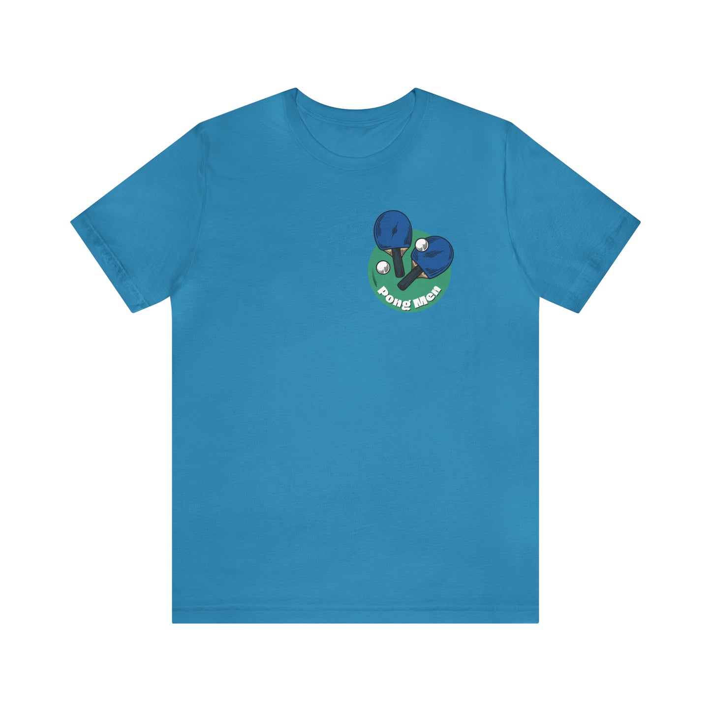 Pong Men + Skinny Farm Ping Pong (Front + Back) Unisex T-shirt