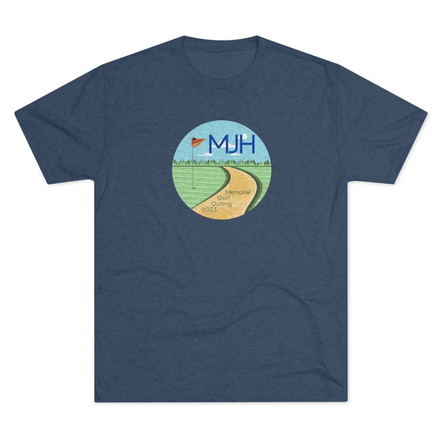 MJH Cart Path Unisex Tri-blend T-shirt