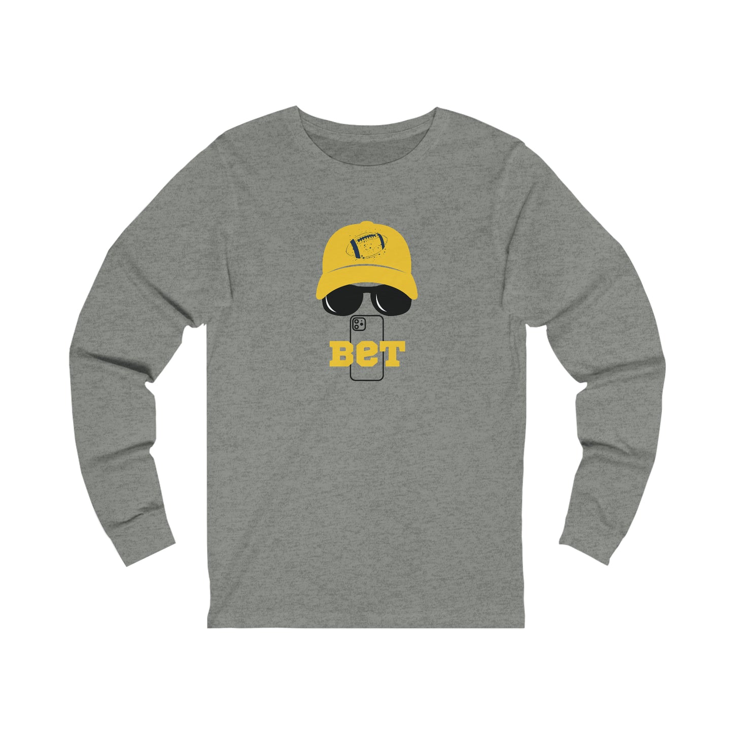 Bet - Conspicuous Dude Unisex Adult Jersey Long Sleeve Tee
