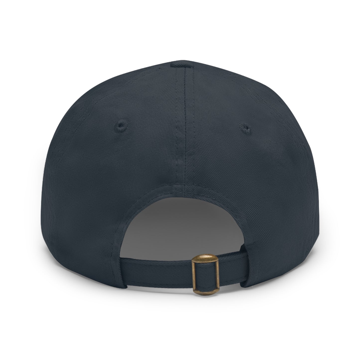 MJH Golf Shield Logo Dad Hat with Leather Patch (Round)