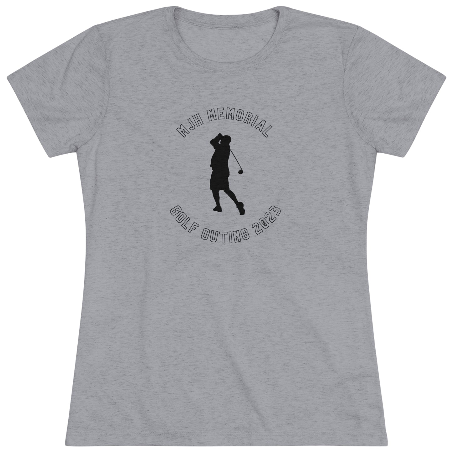 MJH Classic Backswing Hollow Women's Tri-blend T-shirt