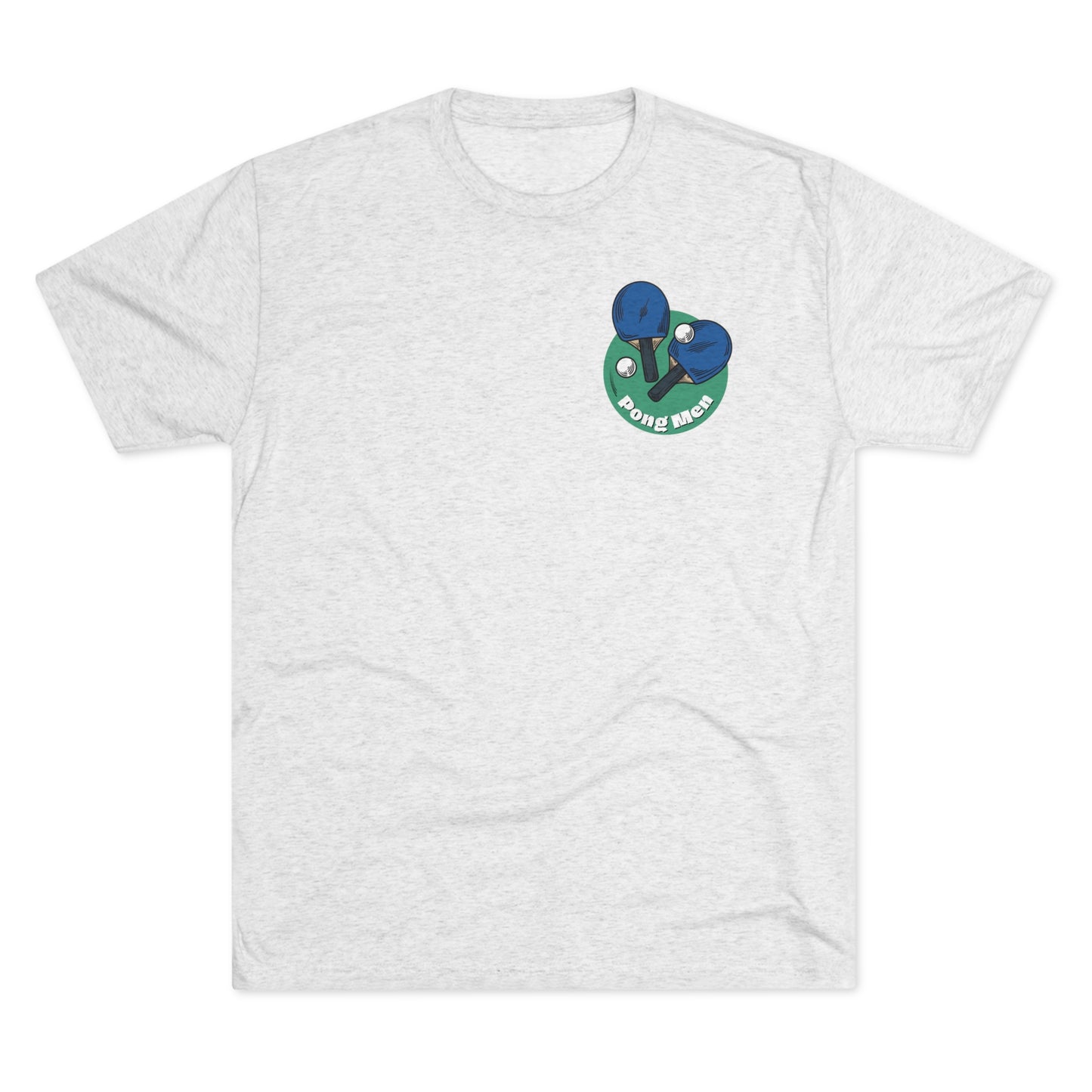 Pong Men (Front Only) Unisex Tri-blend T-shirt
