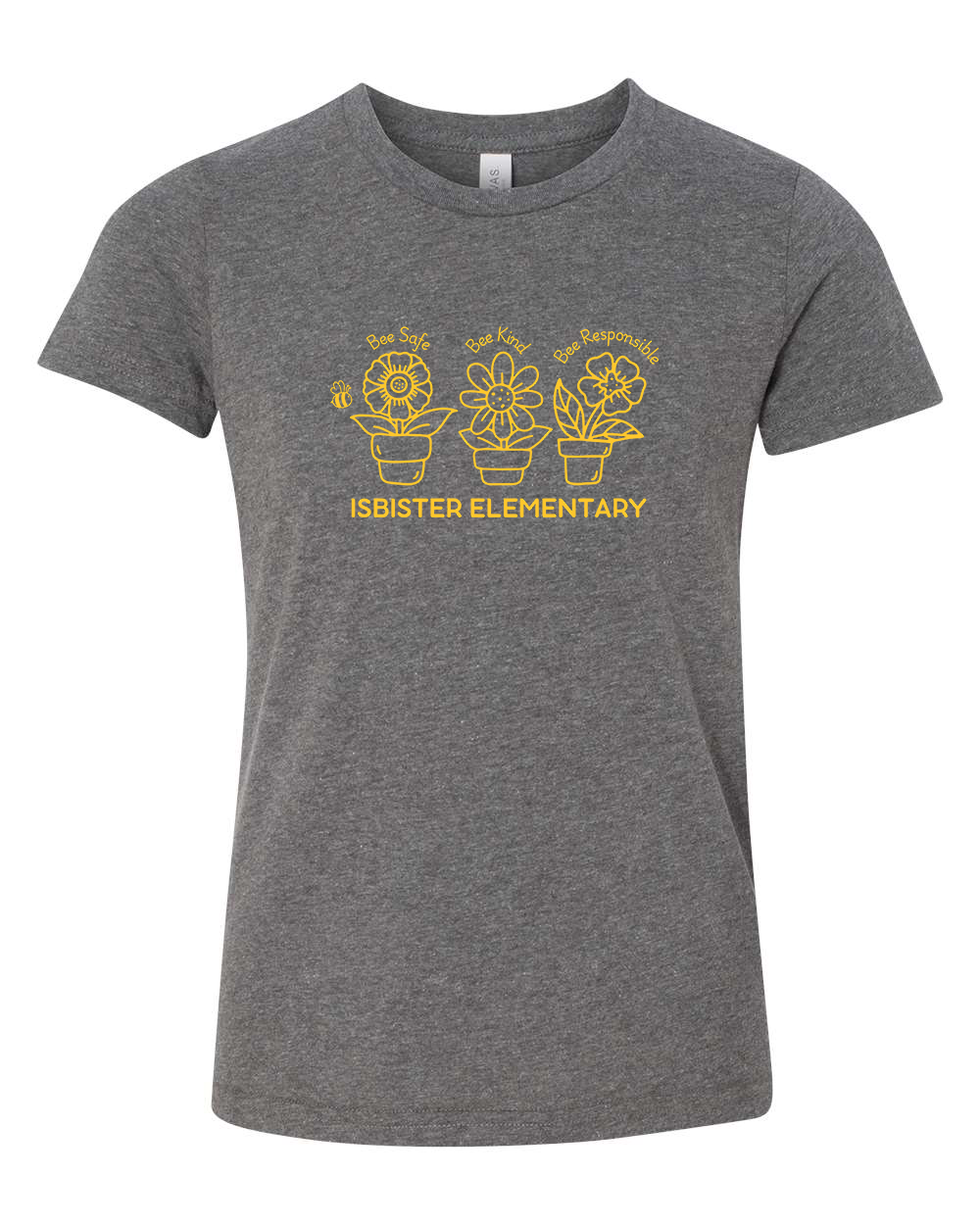 Isbister Motto 2025 Youth T-Shirt Bella +Canvas 3001YCVC