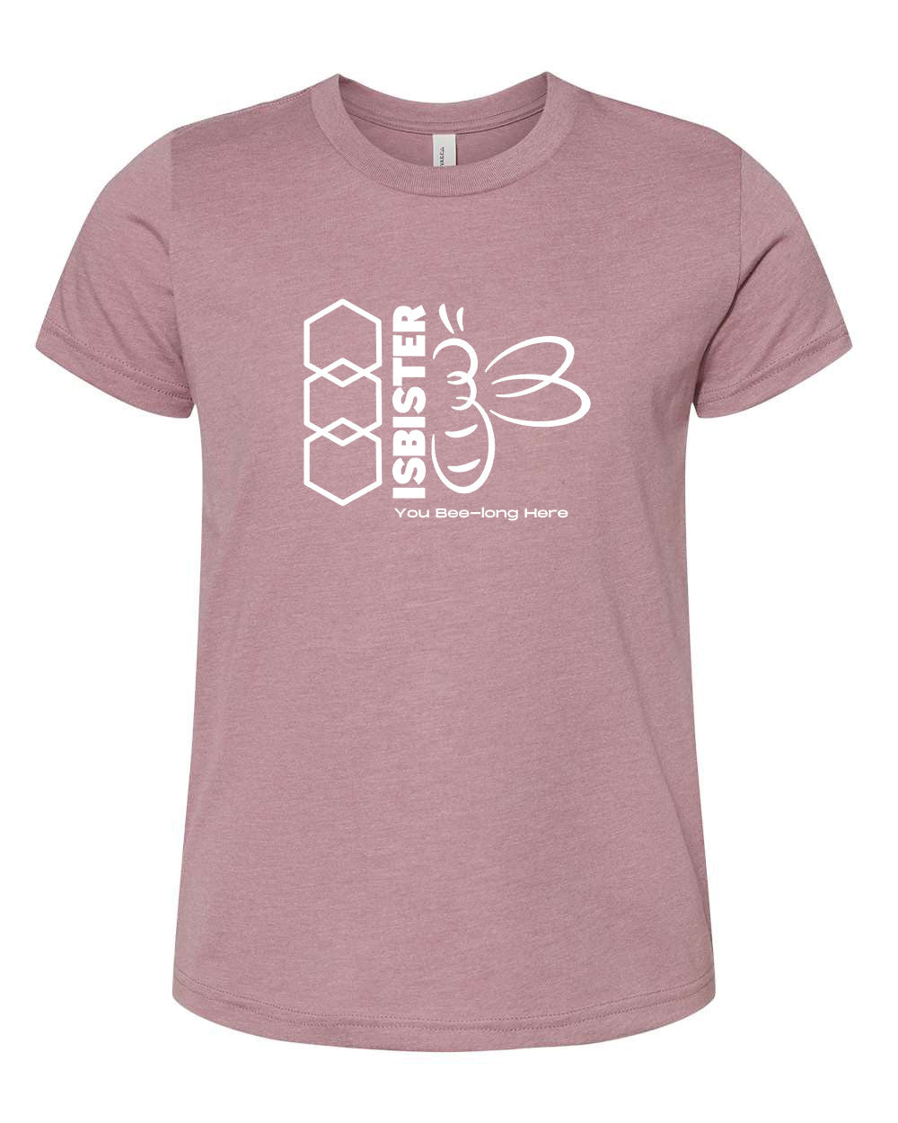 Isbister Bee-Long Here Youth T-Shirt Bella +Canvas 3001YCVC