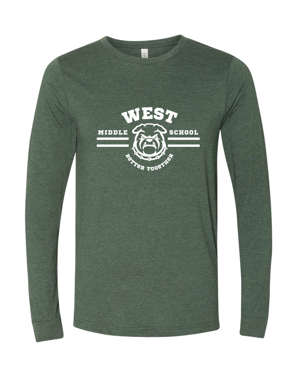 West Motto Adult Long Sleeve Bella+Canvas 3501CVC