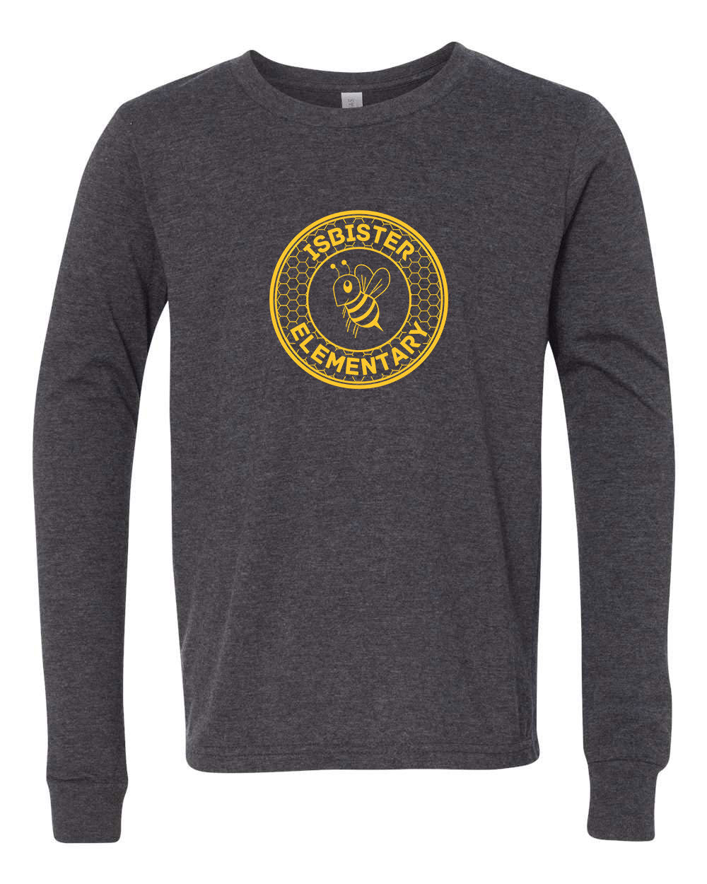 Isbister Emblem 2025 Youth Long Sleeve Bella+Canvas 3501YCVC