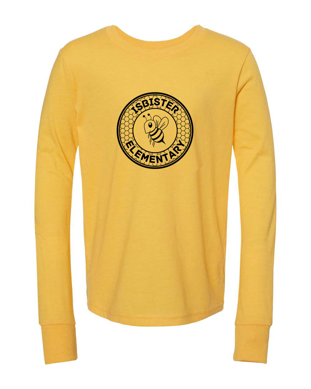 Isbister Emblem 2025 Youth Long Sleeve Bella+Canvas 3501YCVC